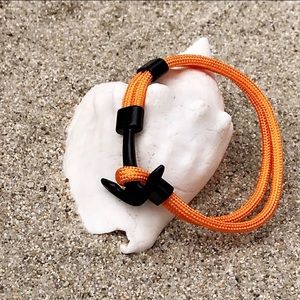 “Anchor” Nylon Bracelet | Orange